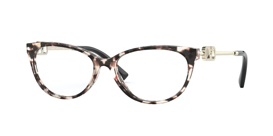 Valentino VA3051 Cat Eye Eyeglasses  5097-HAVANA BROWN 54-16-140 - Color Map grey
