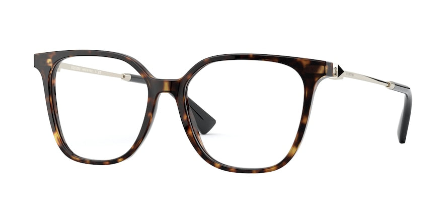 Valentino VA3055 Square Eyeglasses  5002-HAVANA 54-16-140 - Color Map brown
