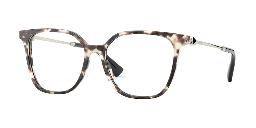 Valentino VA3055 Square Eyeglasses  5097-BROWN /BEIGE TORTOISE 54-16-140 - Color Map light brown