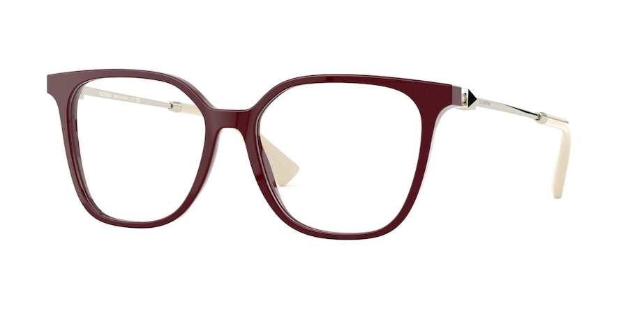 Valentino VA3055 Square Eyeglasses  5139-BORDEAUX 54-16-140 - Color Map bordeaux