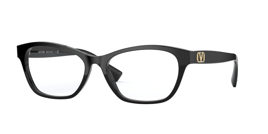 Valentino VA3056 Butterfly Eyeglasses  5001-BLACK 54-16-140 - Color Map black