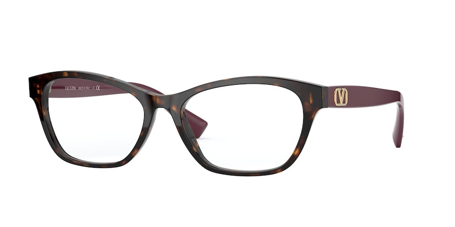 Valentino VA3056 Butterfly Eyeglasses  5002-HAVANA 54-16-140 - Color Map brown