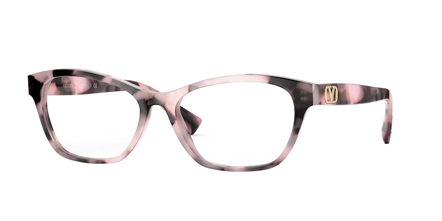 Valentino VA3056 Butterfly Eyeglasses  5067-HAVANA PINK 54-16-140 - Color Map pink