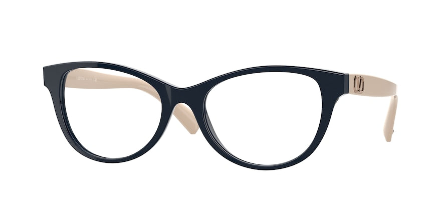 Valentino VA3057 Oval Eyeglasses  5034-BLUE 53-18-140 - Color Map blue