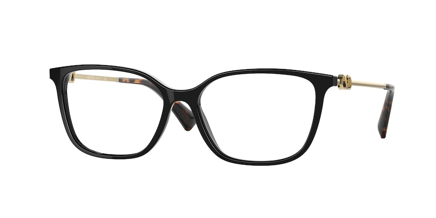 Valentino VA3058F Rectangle Eyeglasses  5001-BLACK 54-15-140 - Color Map black
