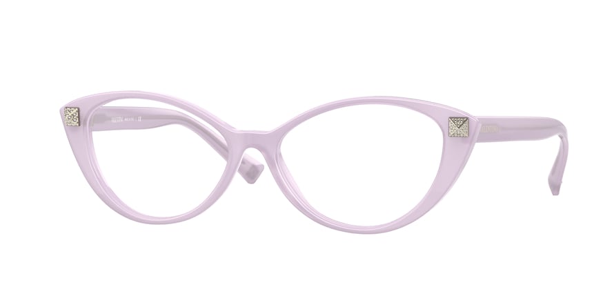 Valentino VA3061 Cat Eye Eyeglasses  5179-OPAL PINK 54-15-140 - Color Map pink