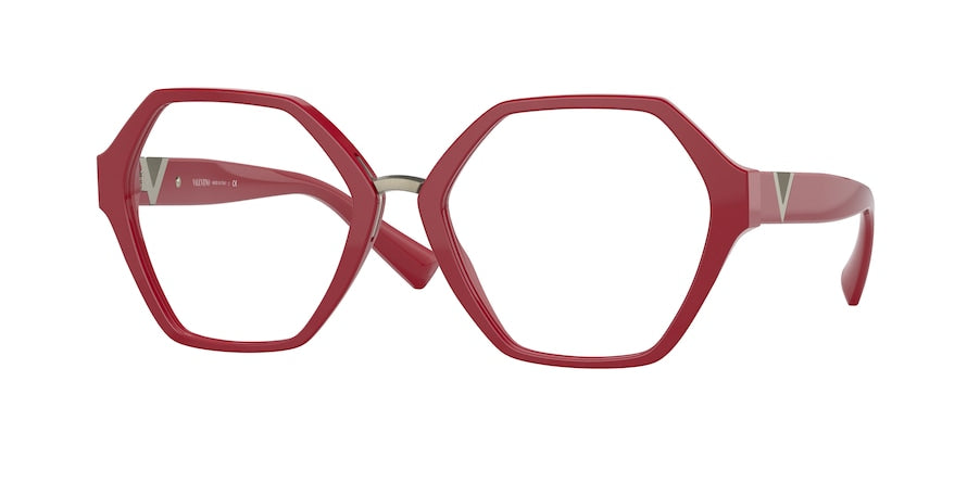 Valentino VA3062 Irregular Eyeglasses  5110-RED 55-18-140 - Color Map red