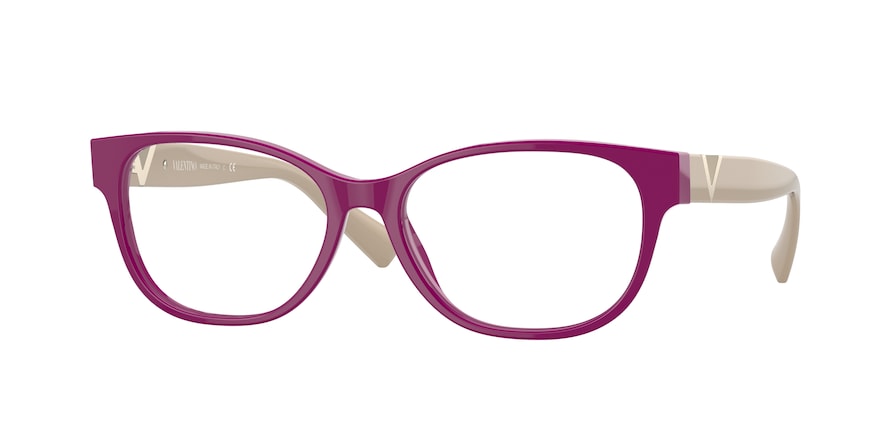 Valentino VA3063F Rectangle Eyeglasses  5017-FUXIA 54-16-140 - Color Map pink
