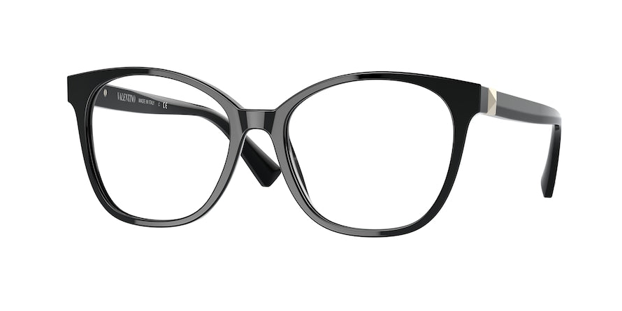 Valentino VA3064 Square Eyeglasses  5001-BLACK 54-17-140 - Color Map black