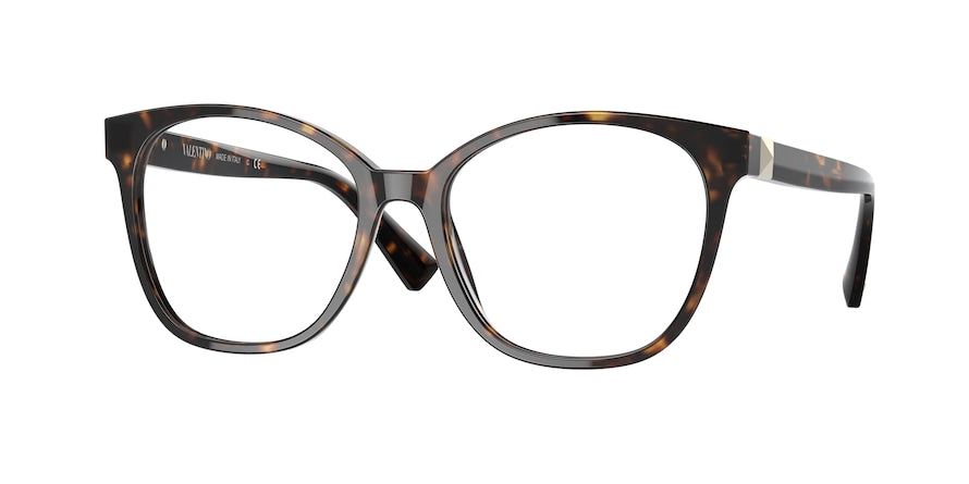 Valentino VA3064 Square Eyeglasses  5002-HAVANA 54-17-140 - Color Map brown