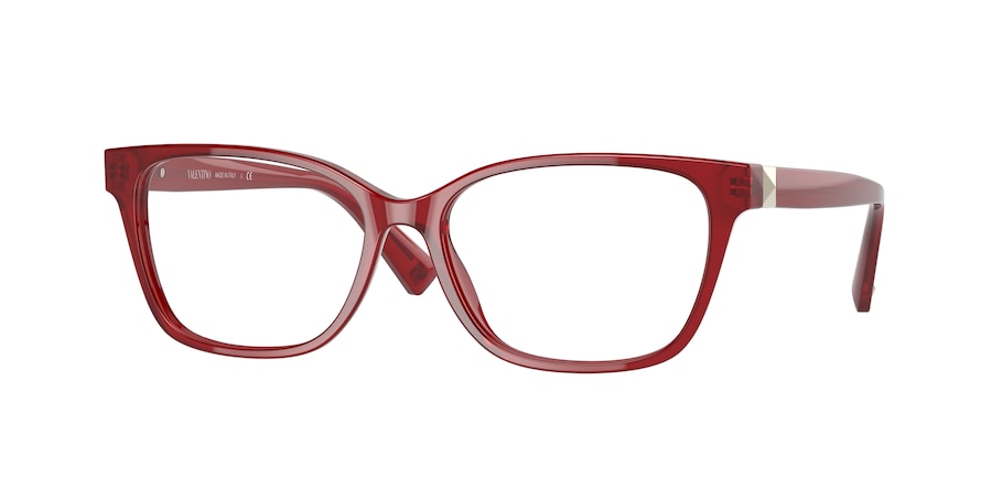 Valentino VA3065F Cat Eye Eyeglasses  5121-OPAL RED 54-15-140 - Color Map red