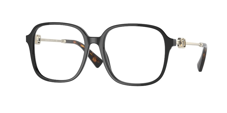 Valentino VA3067 Square Eyeglasses  5001-BLACK 54-16-140 - Color Map black