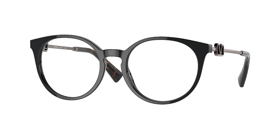 Valentino VA3068 Phantos Eyeglasses  5001-BLACK 52-19-140 - Color Map black