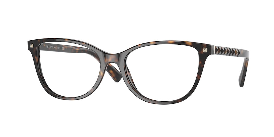 Valentino VA3069 Cat Eye Eyeglasses  5002-HAVANA 54-17-140 - Color Map brown