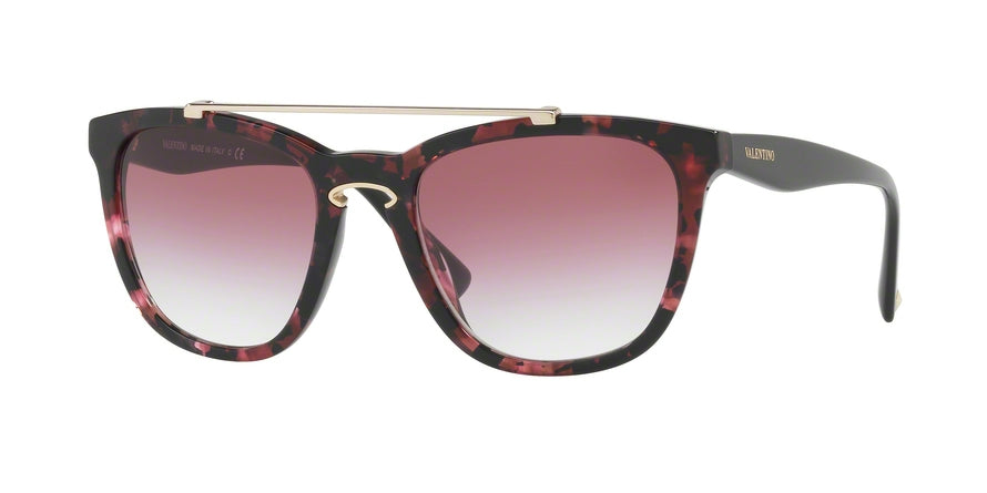 Valentino VA4002 Square Sunglasses  50328H-HAVANA PINK MARBLE 54-20-140 - Color Map pink