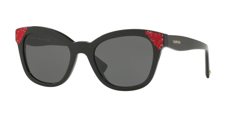 Valentino VA4005A Cat Eye Sunglasses  501287-BLACK 52-20-140 - Color Map black