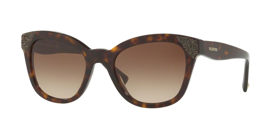 Valentino VA4005 Cat Eye Sunglasses  502213-HAVANA 52-20-140 - Color Map havana