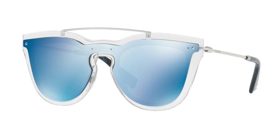 Valentino VA4008 Oval Sunglasses  502455-TRANSPARENT 37-137-140 - Color Map clear