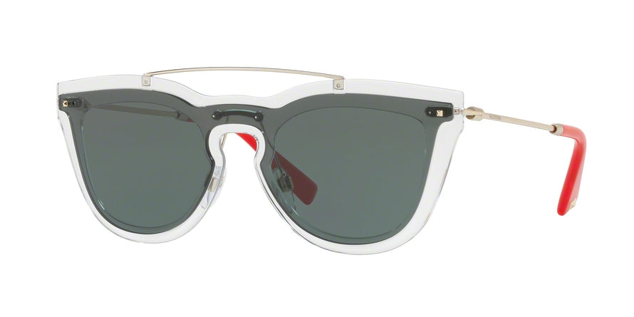 Valentino VA4008 Oval Sunglasses  502471-TRANSPARENT 37-137-140 - Color Map clear