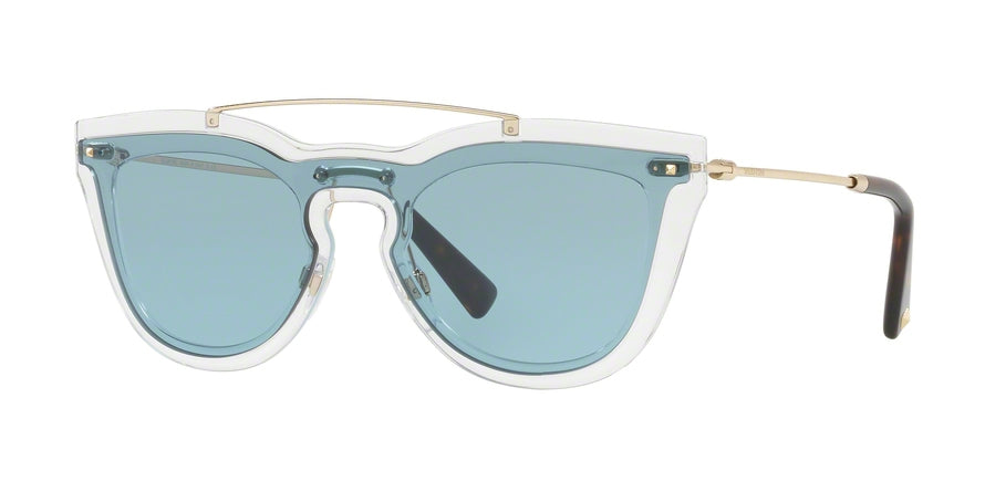 Valentino VA4008 Oval Sunglasses  502480-TRANSPARENT 37-137-140 - Color Map clear