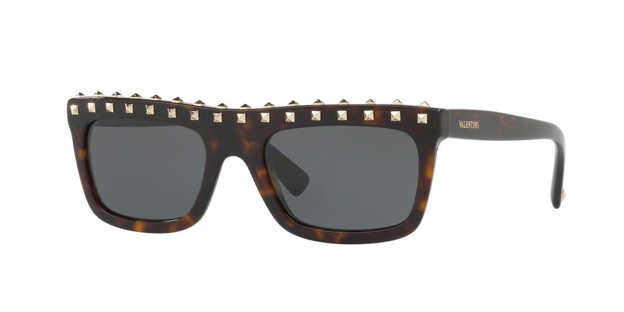 Valentino VA4010 Rectangle Sunglasses  500287-HAVANA 51-19-140 - Color Map havana