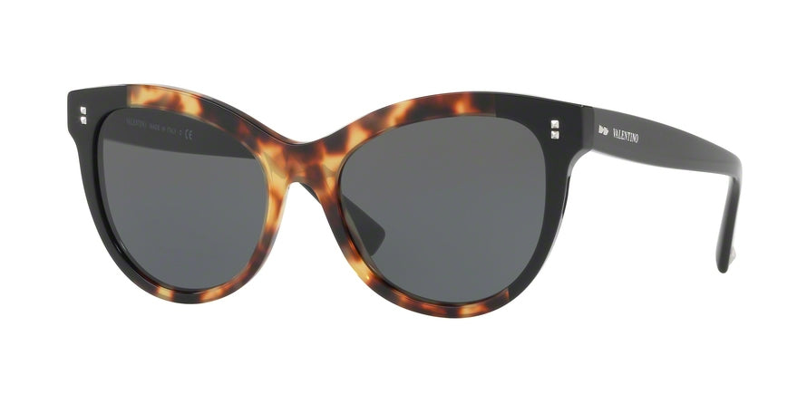 Valentino VA4013A Cat Eye Sunglasses  500387-HAVANA YELLOW BLACK 54-18-140 - Color Map havana