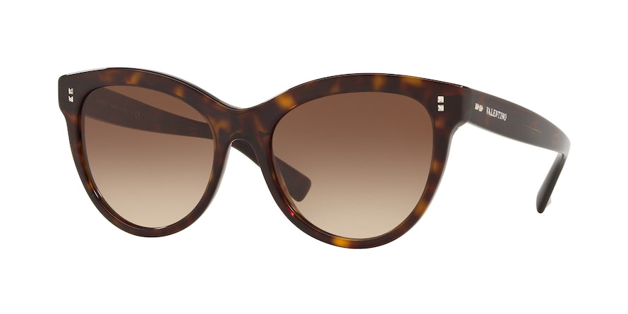 Valentino VA4013 Cat Eye Sunglasses  500213-HAVANA 54-18-140 - Color Map brown