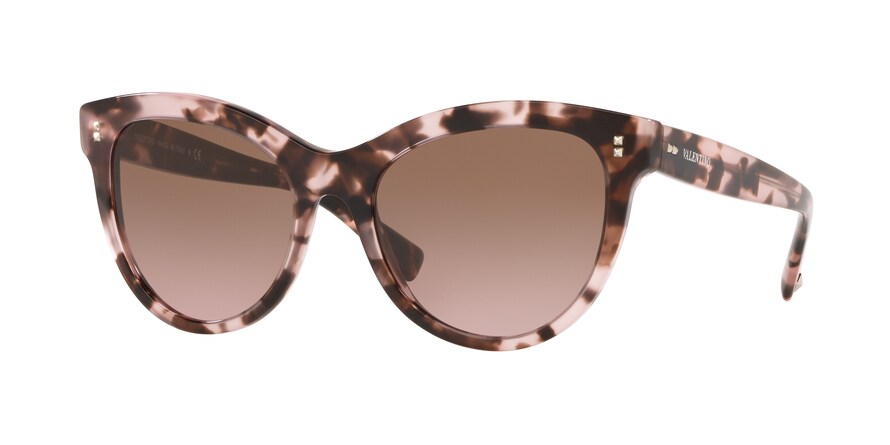 Valentino VA4013 Cat Eye Sunglasses  509814-HAVANA PINK 54-18-140 - Color Map pink