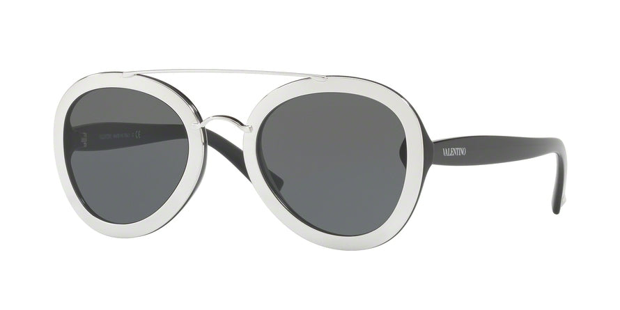 Valentino VA4014 Pilot Sunglasses  500187-SILVER 58-14-140 - Color Map silver