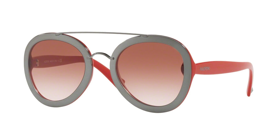 Valentino VA4014 Pilot Sunglasses  504113-ANTHRACITE 58-14-140 - Color Map gunmetal