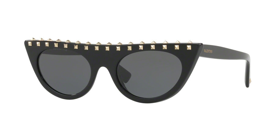 Valentino VA4018 Cat Eye Sunglasses  500187-BLACK 50-19-140 - Color Map black