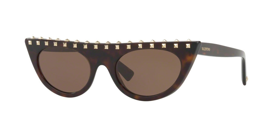 Valentino VA4018 Cat Eye Sunglasses  500273-HAVANA 50-19-140 - Color Map havana