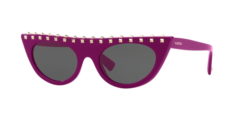 Valentino VA4018 Cat Eye Sunglasses  501787-FUXIA 50-19-140 - Color Map purple/reddish