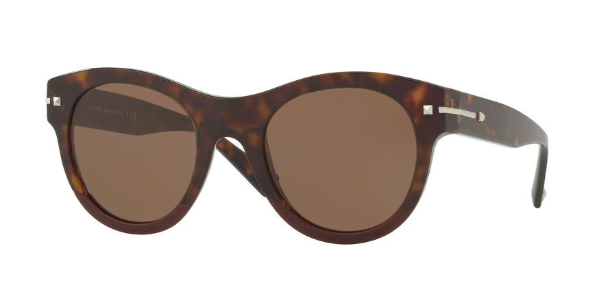 Valentino VA4020A Phantos Sunglasses  500473-HAVANA/MARC 51-22-140 - Color Map havana