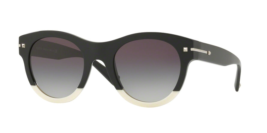 Valentino VA4020 Phantos Sunglasses  50098G-BLACK/IVORY 51-22-140 - Color Map black