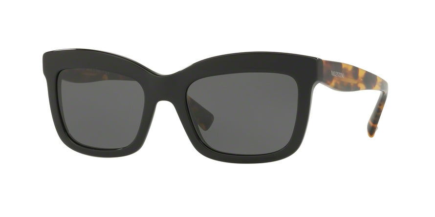 Valentino VA4024A Rectangle Sunglasses  500187-BLACK 52-19-140 - Color Map black