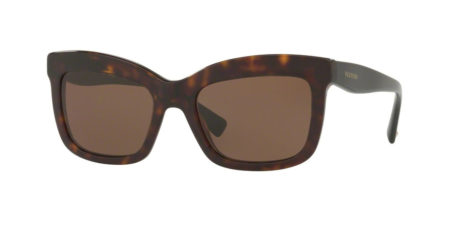 Valentino VA4024 Rectangle Sunglasses  500273-HAVANA 52-19-140 - Color Map havana