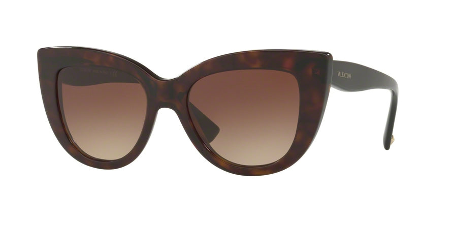 Valentino VA4025A Cat Eye Sunglasses  500213-HAVANA 51-18-140 - Color Map havana