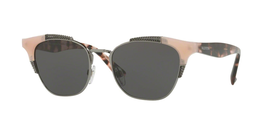 Valentino VA4027 Butterfly Sunglasses  506287-OPAL PINK 51-18-140 - Color Map gunmetal