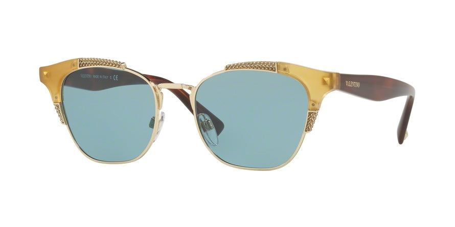 Valentino VA4027 Butterfly Sunglasses  506580-OPAL HONEY 51-18-140 - Color Map gold