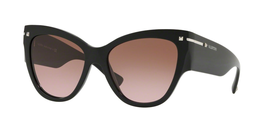 Valentino VA4028A Cat Eye Sunglasses  500114-BLACK 55-17-140 - Color Map black