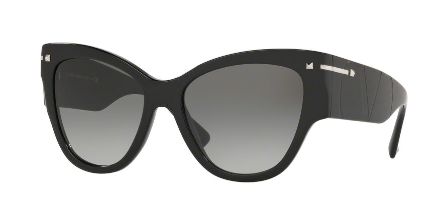 Valentino VA4028 Cat Eye Sunglasses  500111-BLACK 55-17-140 - Color Map black
