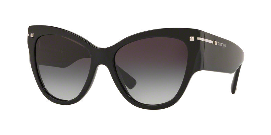 Valentino VA4028 Cat Eye Sunglasses  50018G-BLACK 55-17-140 - Color Map black