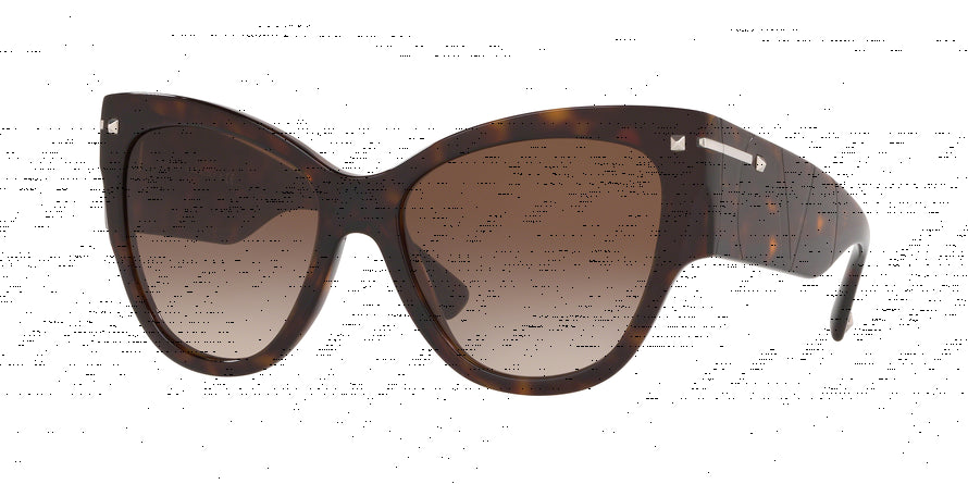 Valentino VA4028 Cat Eye Sunglasses  500213-HAVANA 55-17-140 - Color Map brown