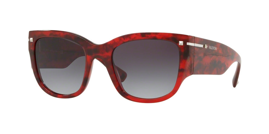 Valentino VA4029 Square Sunglasses  50208G-HAVANA RED 51-20-140 - Color Map red
