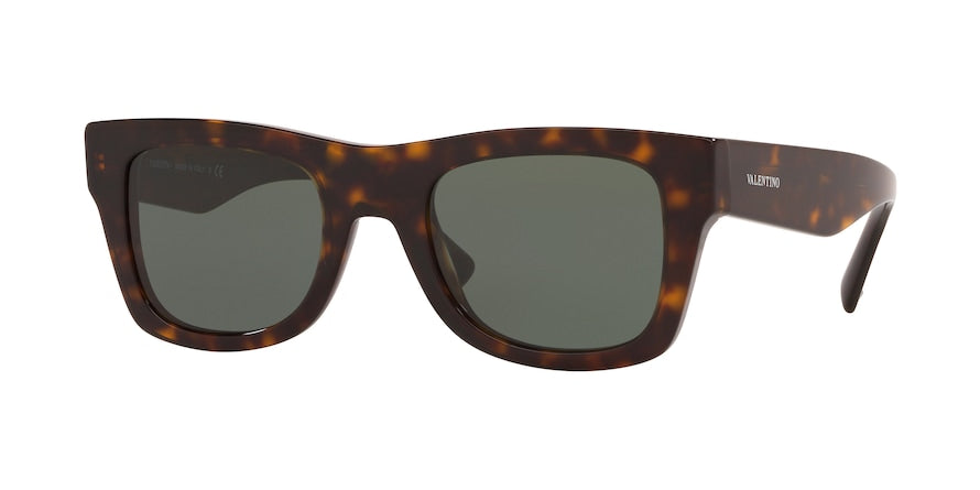 Valentino VA4045 Square Sunglasses  500271-DARK HAVANA 50-22-145 - Color Map brown