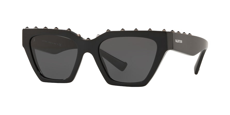 Valentino VA4046 Irregular Sunglasses  500187-BLACK 53-18-140 - Color Map black