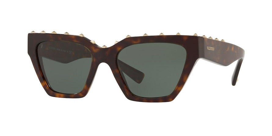 Valentino VA4046 Irregular Sunglasses  500271-HAVANA 53-18-140 - Color Map brown