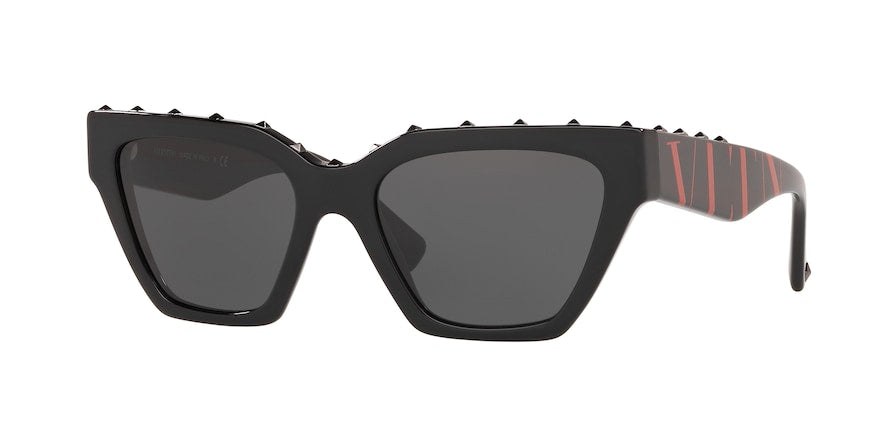 Valentino VA4046 Irregular Sunglasses  514287-BLACK 53-18-140 - Color Map black