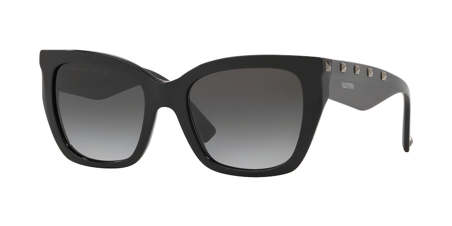 Valentino VA4048 Cat Eye Sunglasses  50018G-BLACK 53-19-140 - Color Map black